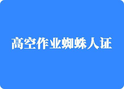 看美女逼逼的视频高空作业蜘蛛人证